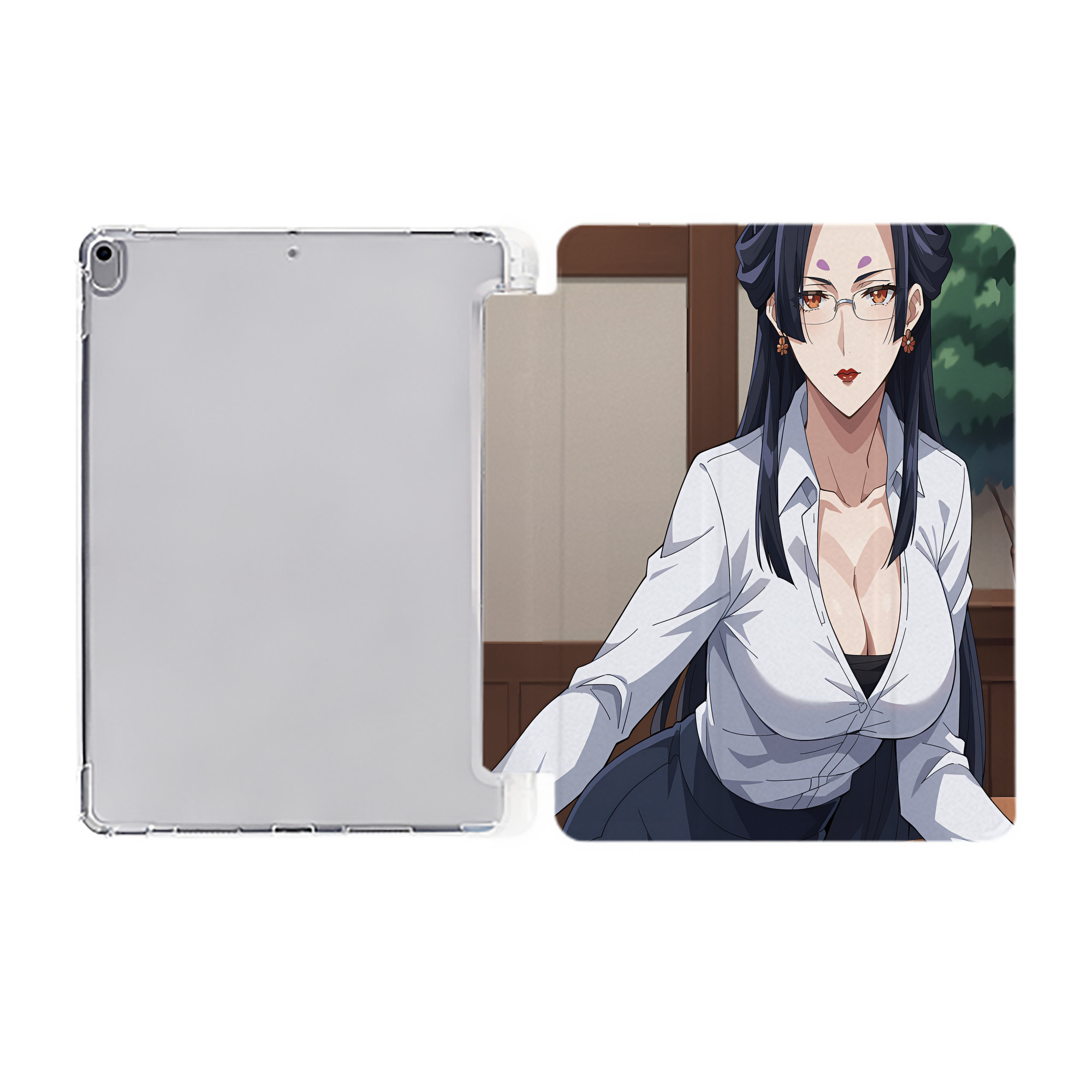 （画像用） 薬屋のひとりごと The Apothecary Diaries IPad ケース ペン収納付き 三つ折りスタンド PUレザー×シリコン 対応機種9.5/10.5/10.9インチ